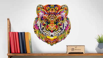 Puzzle en bois Tigre Woodvio™ (38 x 34 cm)